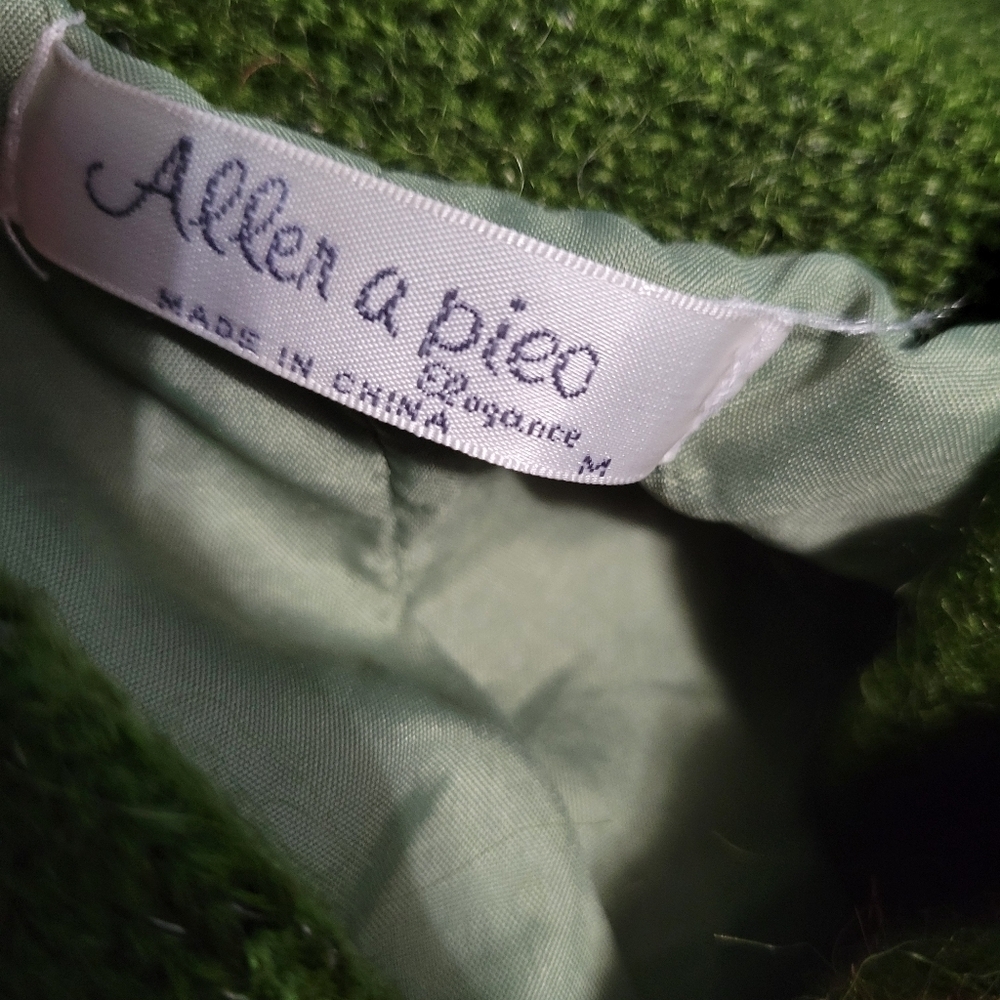 Green Women's Sweater Cardigan Cottagecore Grannycore Med - Picture 8 of 8